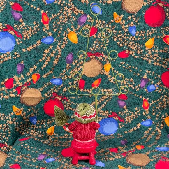 Dept 56 Billy Buttons Snowman With Tree Card Holder 2001 Super Rare with Box - Picture 9 of 16